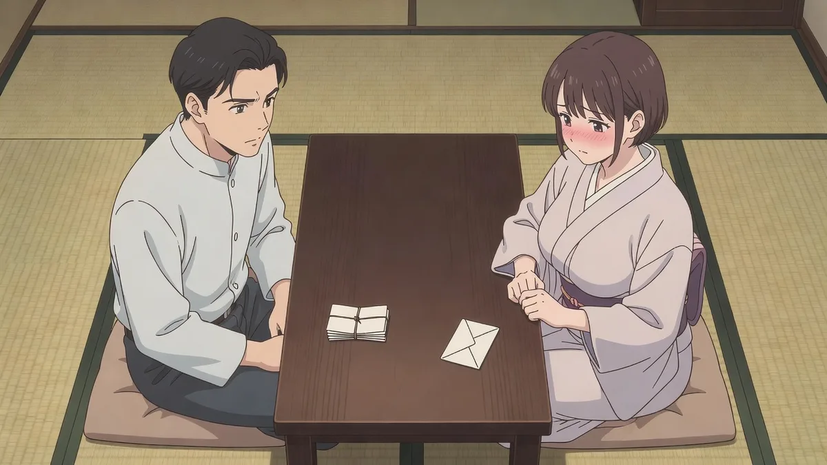 俯瞰の会話シーン